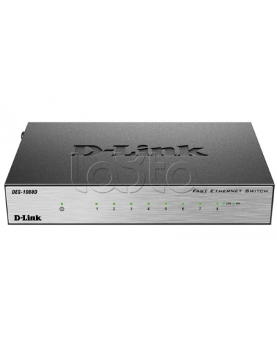 Коммутатор D-Link DES-1008D/L2B в Черкесске Коммутаторы Pintop.ru